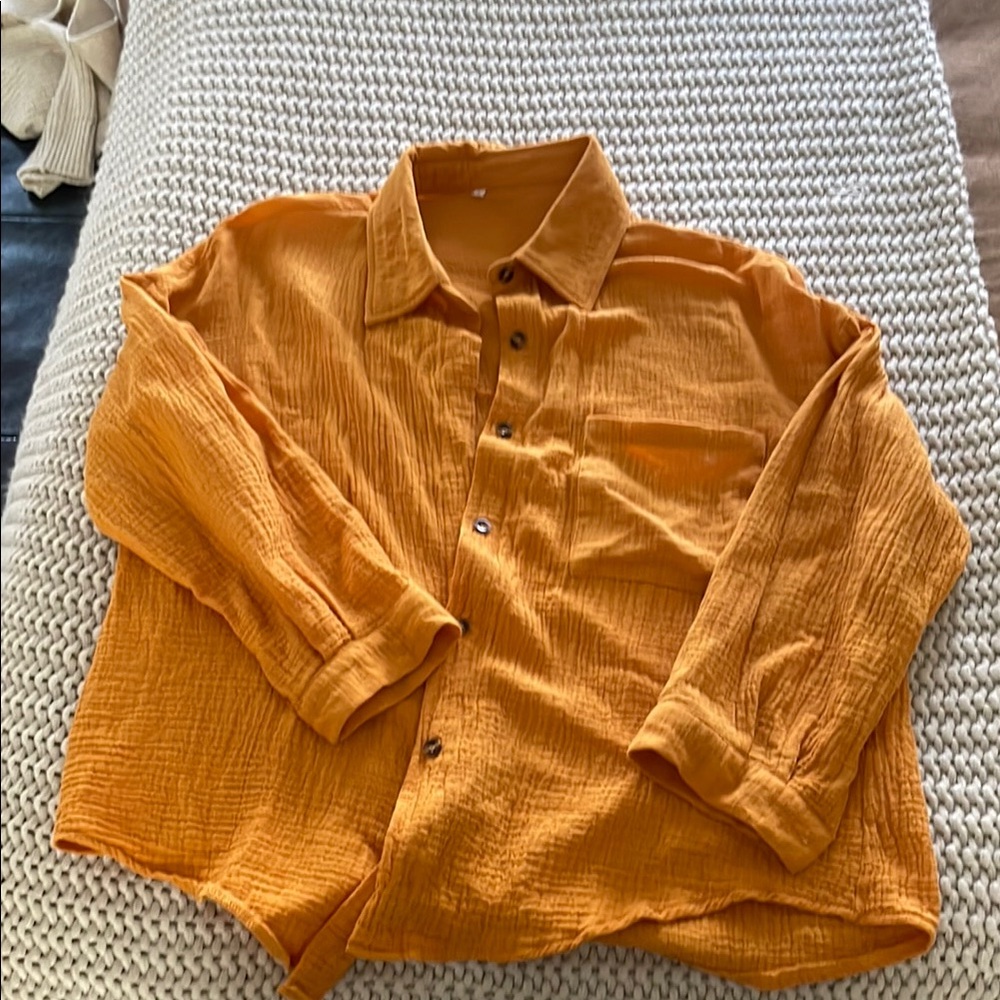 Women’s Golden Gauze Shirt-L